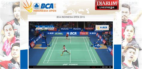 live streaming indonesia open 2020